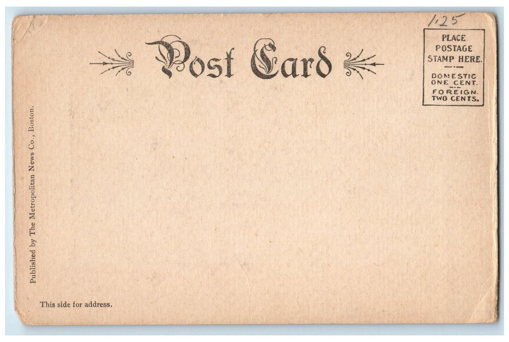 c1905 Odd Fellows Building Keene New Hampshire NH BW Hodgkins Postcard