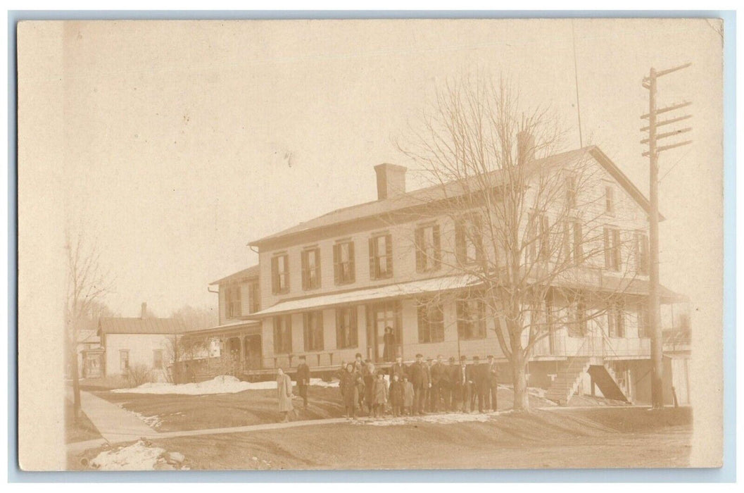 c1910's Hotel Real Estate For Sale Advertising Eden NY RPPC Photo Postcard