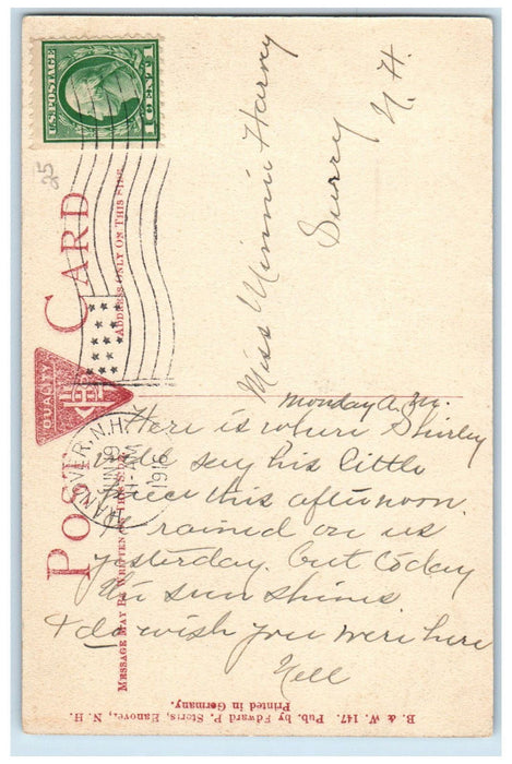 1916 Bema in College Park Hanover New Hampshire NH Antique Posted Postcard