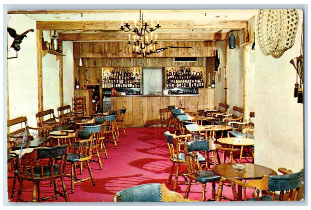 1968 Dining Room Winding Brook Lodge Keene New Hampshire NH Posted Postcard