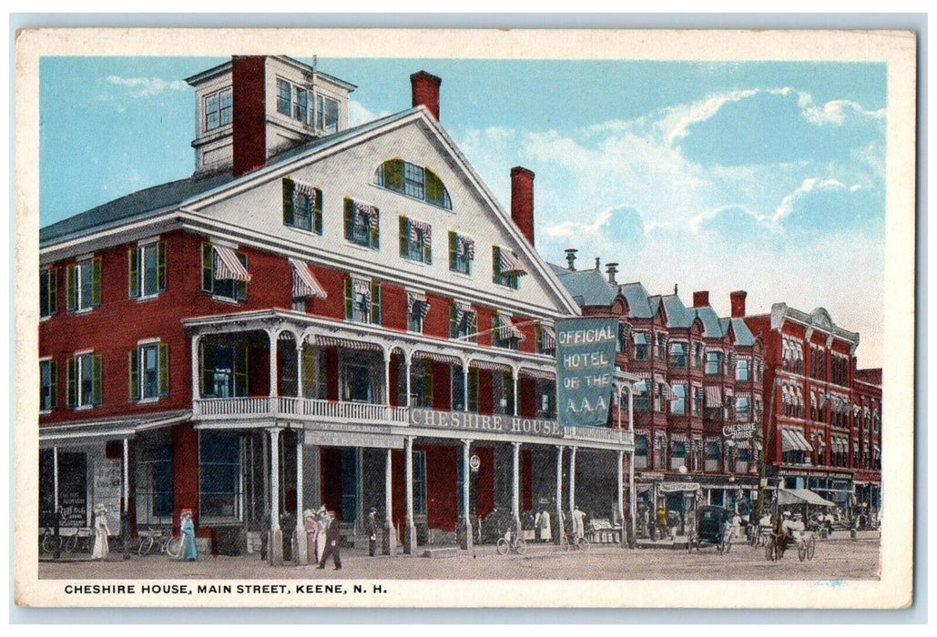 c1960 Cheshire House Main Street Keene Hotel New Hampshire NH  Antique Postcard