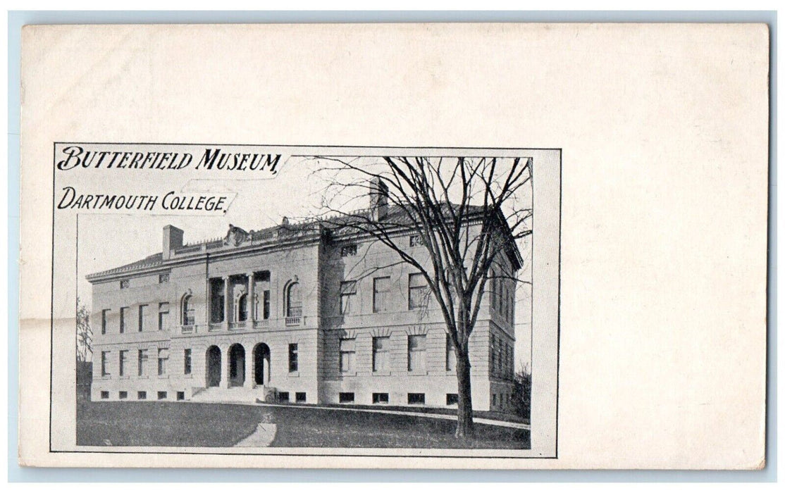 1905 Butterfield Museum Dartmouth College Hanover New Hampshire Vintage Postcard