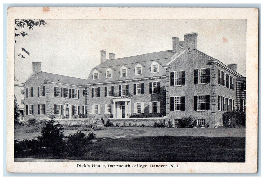 c1910 Dicks House Dartmouth College Hanover New Hampshire NH Vintage Postcard