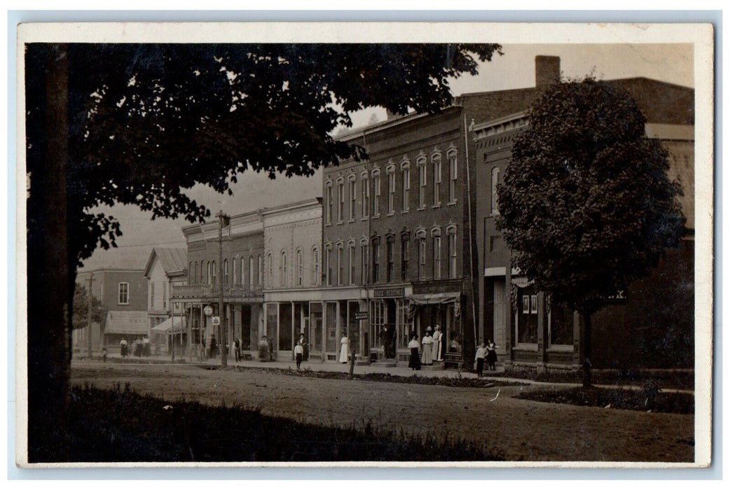 1909 Main St.  Ellicottville New York NY RPPC Photo Antique Postcard