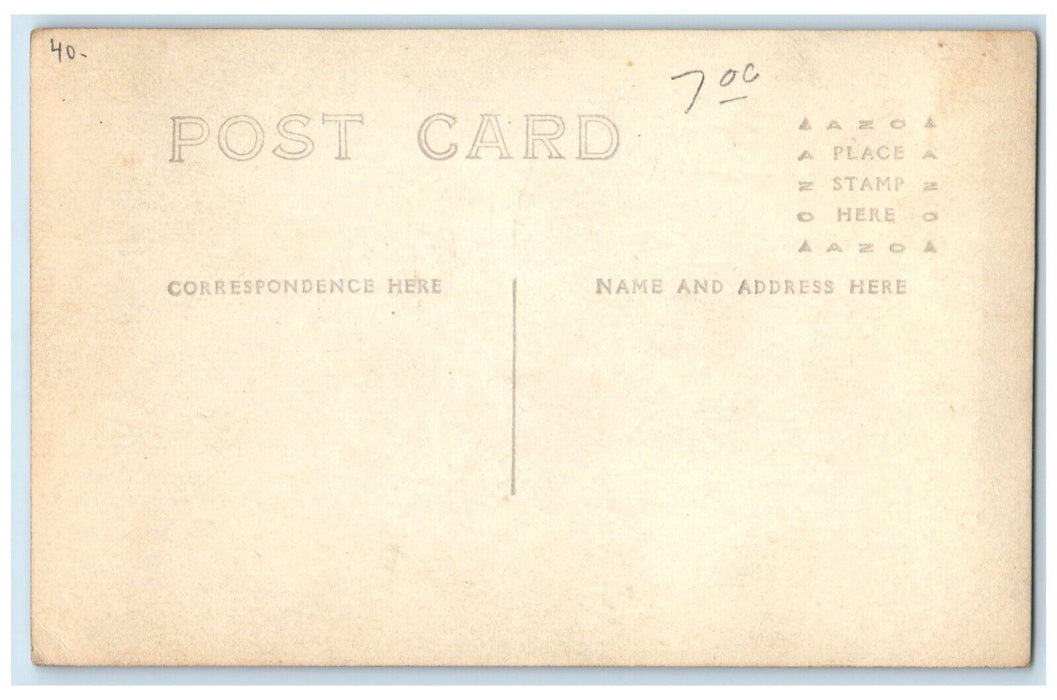 c1910's M. E. Church East Otto New York NY RPPC Photo Unposted Antique Postcard