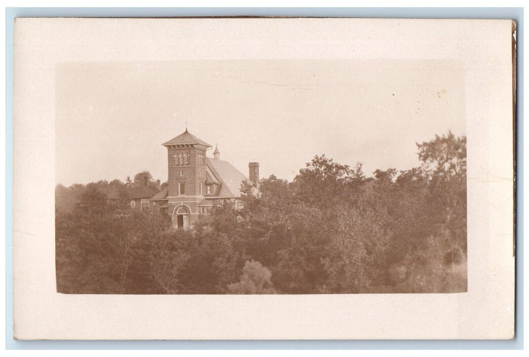 c1910's School Building Little Valley New York NY RPPC Photo Antique Postcard