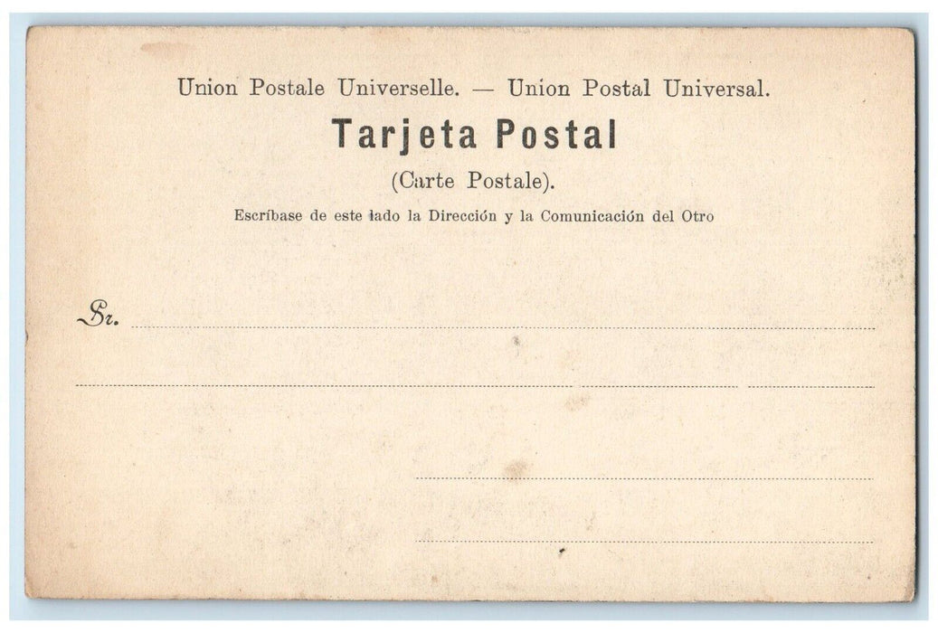 c1905 Entrance To Ancon Hospital Canal Zone Panama PM Antique Vintage Postcard