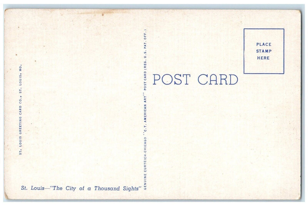 c1940 Shriners Hospital Crippled Children St Louis Missouri MO Vintage Postcard