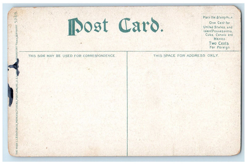 c1910 Old Western Mill Dam Stratford Peaks Graveton New Hampshire NH Postcard