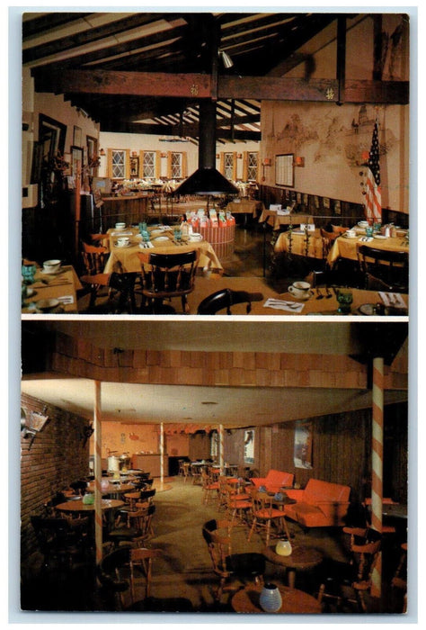 c1960's The little Gypsy Dining Area Gorham New Hampshire NH Postcard