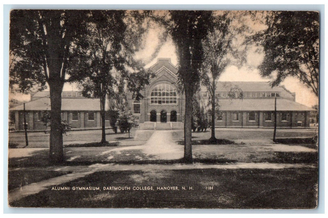 c1940's Alumni Gymnasium Dartmouth College Hanover New Hampshire NH Postcard