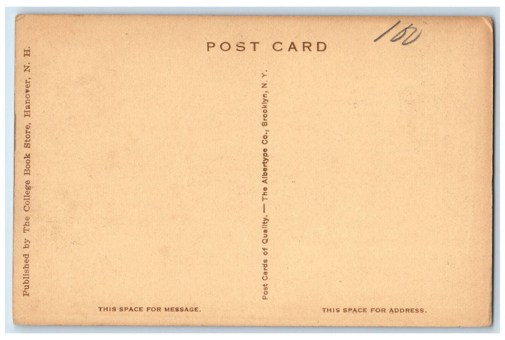 c1910 Webster Hall Dartmouth College Hanover NH College Book Store Postcard