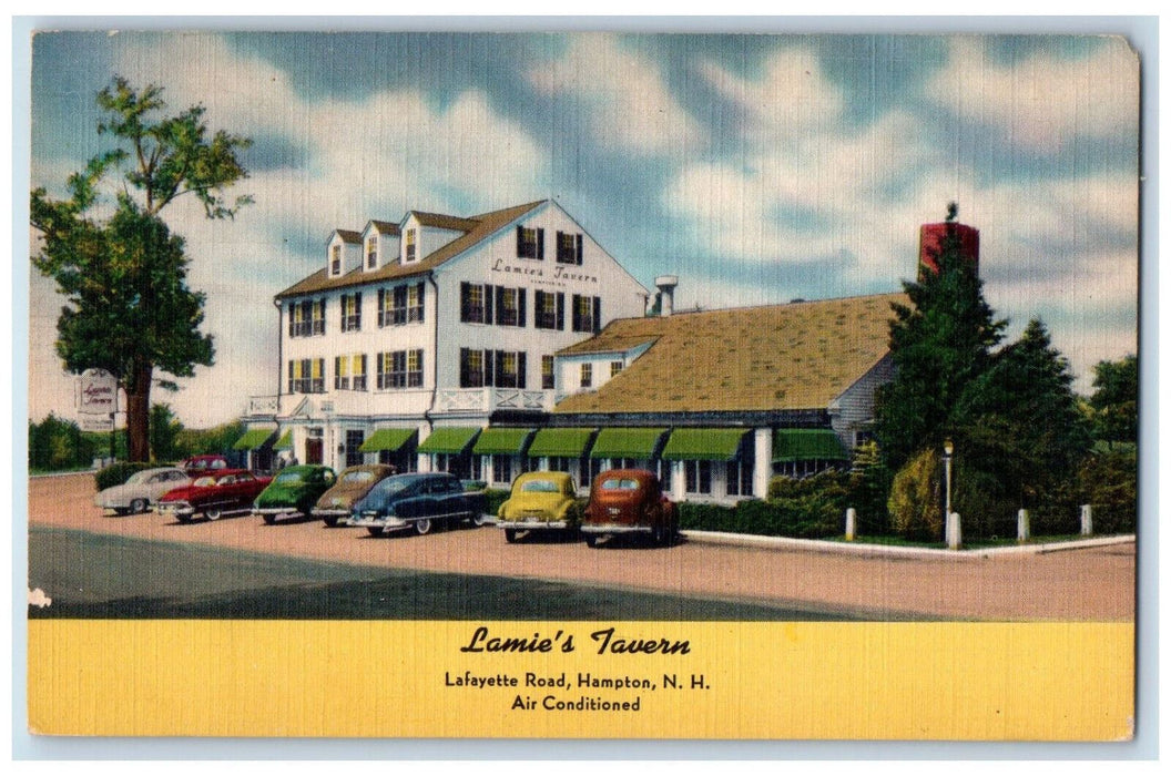 c1940's Lamie's Tavern Lafayette Road Hampton New Hampshire NH Postcard