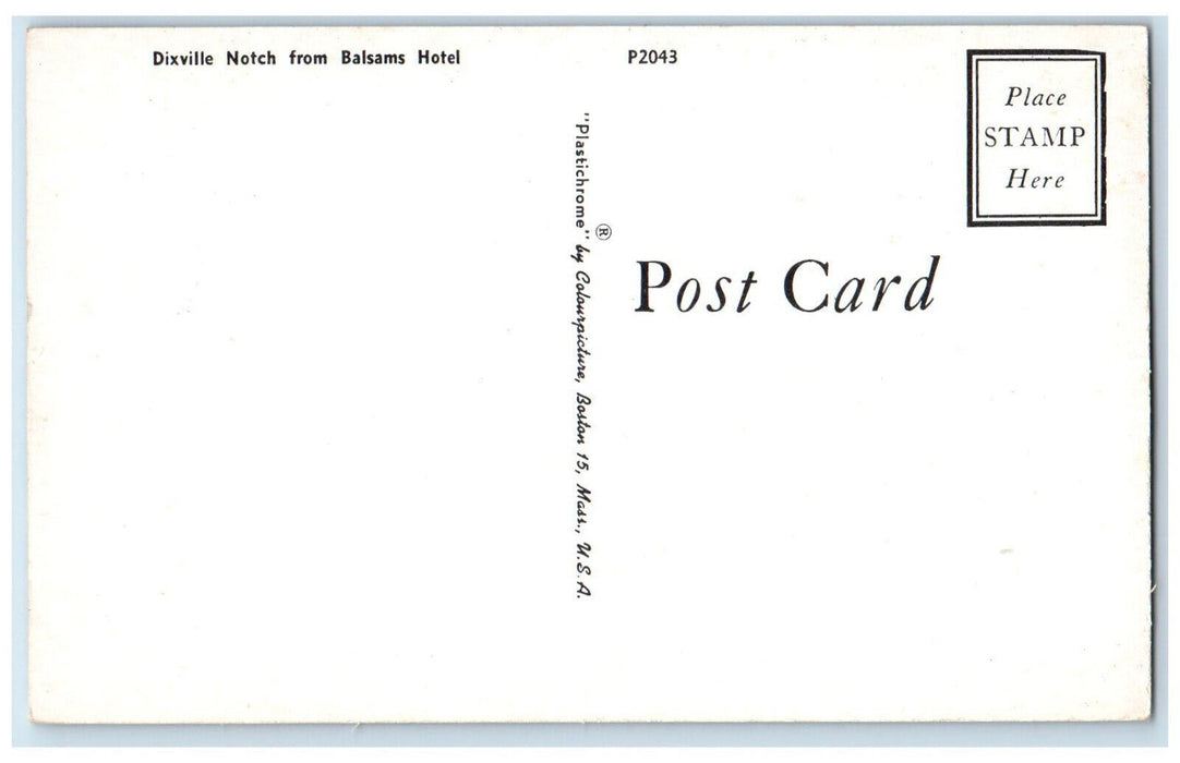 c1960's Umbrellas Balsams Hotel Dixville Notch New Hampshire NH Vintage Postcard