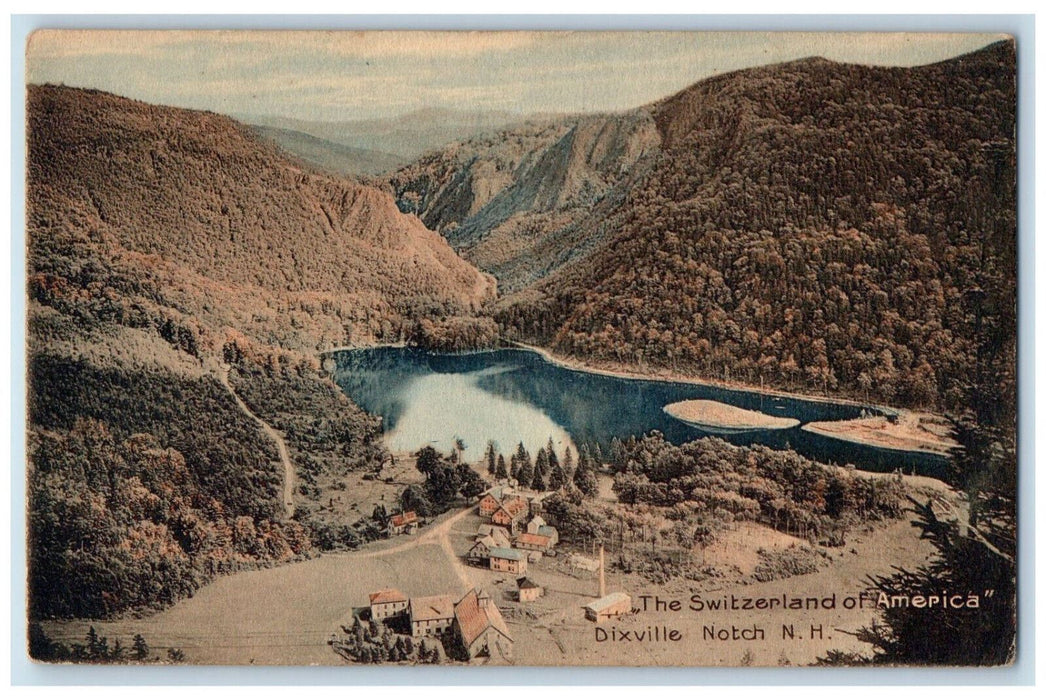 1911 The Switzerland of America Dixville Notch New Hampshire NH Antique Postcard