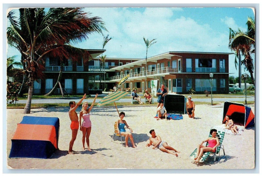 1974 El Sirocco Apartment Hotel Deerfield Beach Florida FL Posted Postcard