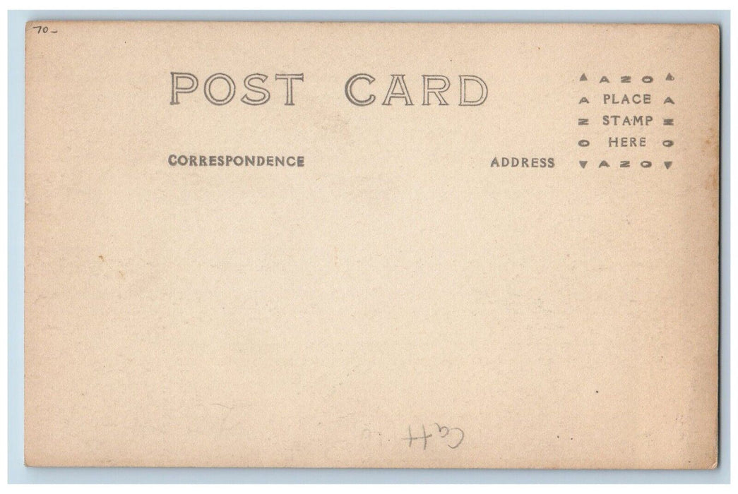 c1910's Main Street East Side Machias Cattaraugus NY RPPC Photo Antique Postcard