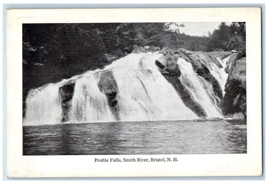 c1910 Profile Falls Smith River Bristol New Hampshire NH Antique Postcard