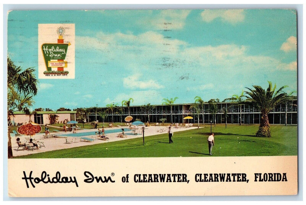 Holiday Inn Coffee Shop Cocktail Lounge Clearwater Tampa Florida FL Postcard