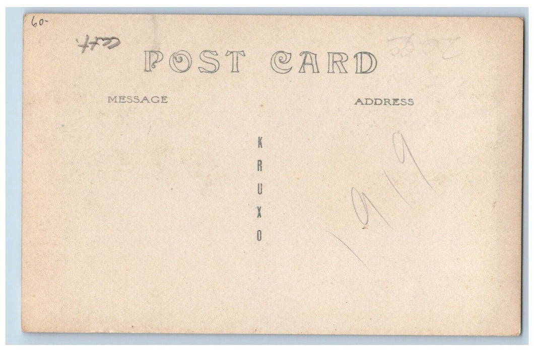 Main Street Looking North Machias Cattaraugus NY RPPC Photo Unposted Postcard