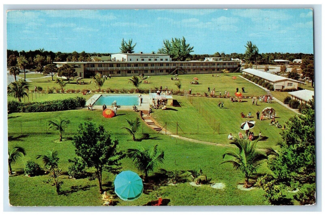 1961 Boca Raton Bible Grounds Swimming Pool Boca Raton Florida FL Postcard