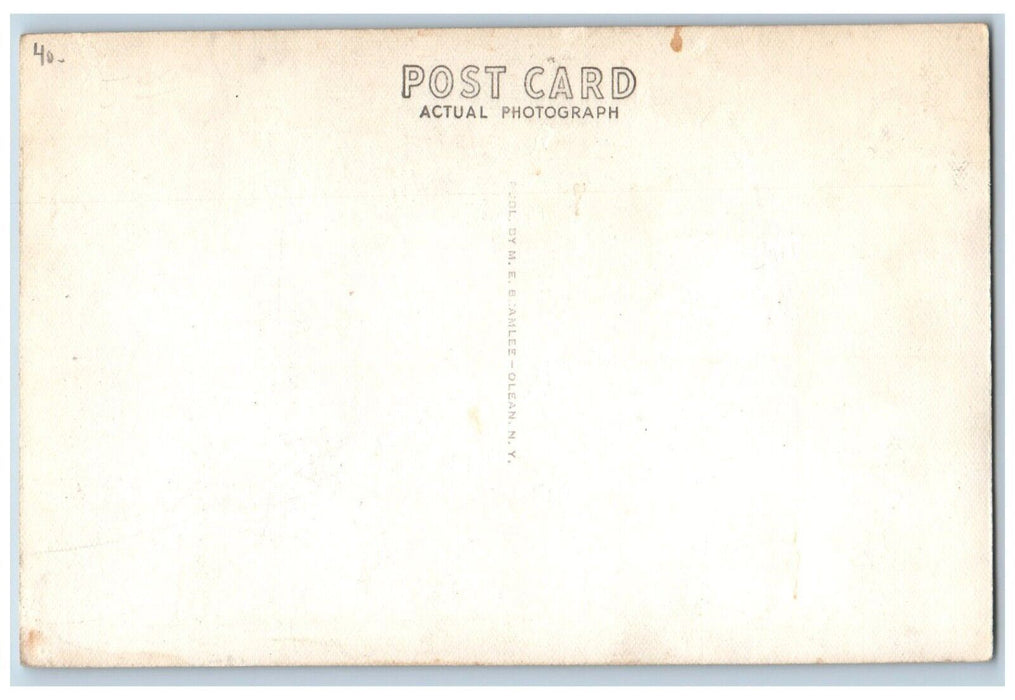 St. John's RC Church North Union Street Cattaraugus Olean NY RPPC Photo Postcard