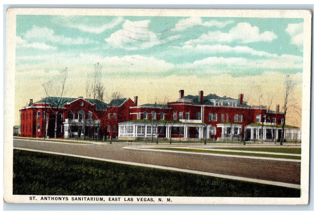 1924 St. Anthonys Sanitarium East Las Vegas New Mexico NM Vintage Postcard