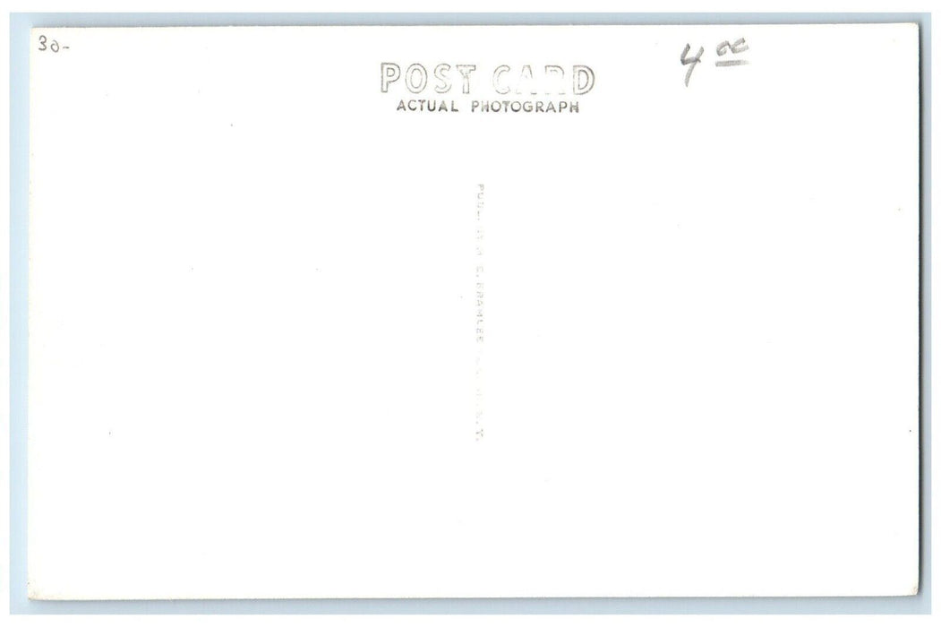 Airplane View Rock City Park Allegany Mountains Cattaraugus RPPC Photo Postcard