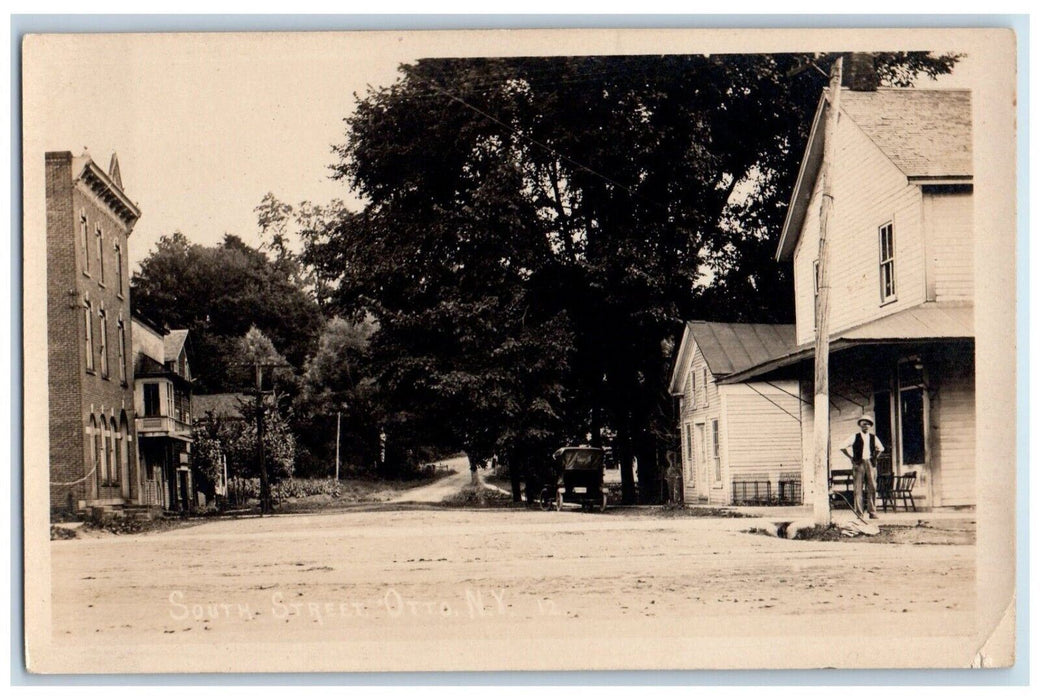 c1910's South Street Otto New York NY Cattaraugus RPPC Photo Antique Postcard