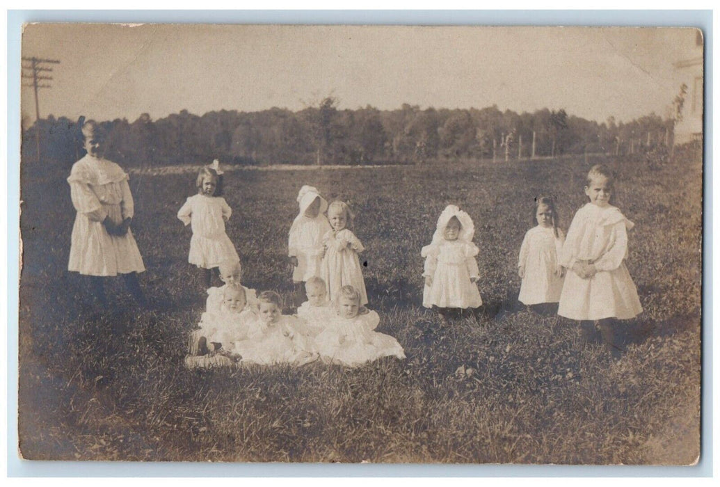 Children's Home Randolph New York NY, Cattaraugus RPPC Photo Antique Postcard