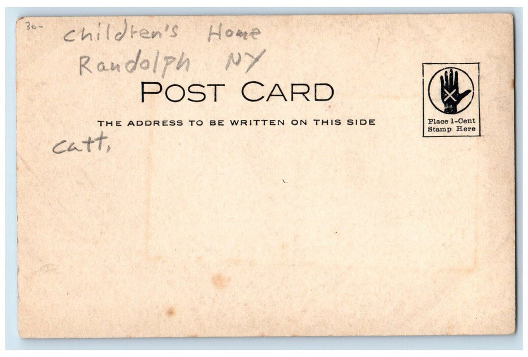 Children's Home Randolph New York NY, Cattaraugus RPPC Photo Antique Postcard