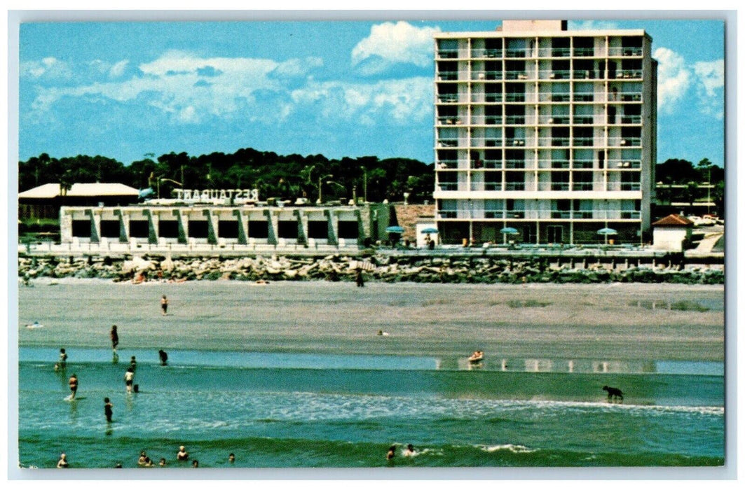 Joe Adeeb's Sea Turtle Inn & Restautant Atlantic Beach Florida FL Postcard