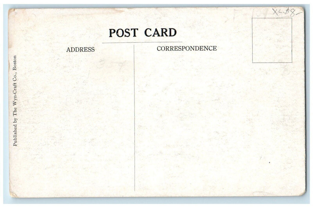 c1910's Salena Massachusetts Fire Ruins Boston Putnam STS. Antique Postcard