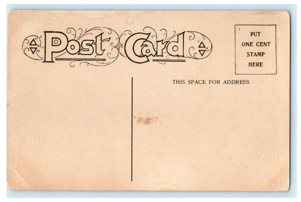 Jessie Seaton Church And Center STS Looking South New Haven Connecticut Postcard