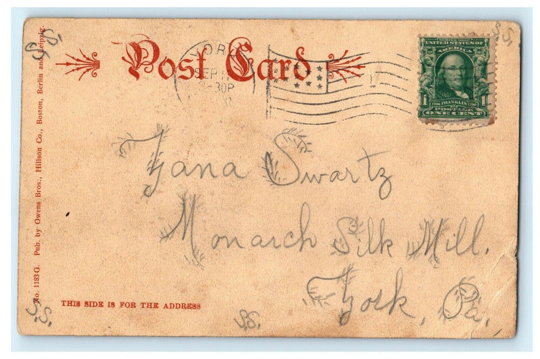 Blue Mount Hotel Near Pen Maryland York Pennsylvania PA Postcard