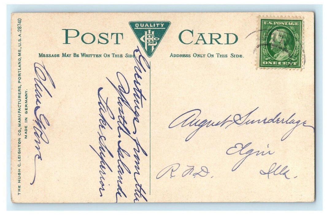 Apostle Islands Wisconsin Sand Island Turtle Rock WI Divided Back Postcard