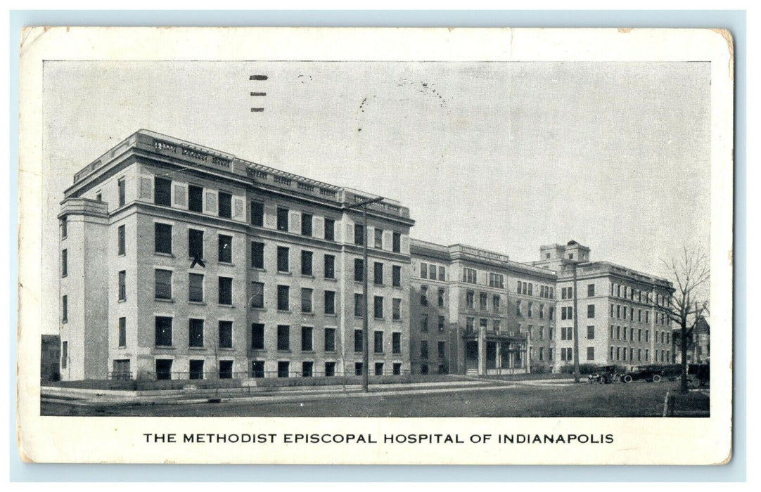 1923 Mental Patient Methodist Episcopal Hospital Indianapolis IN Postcard