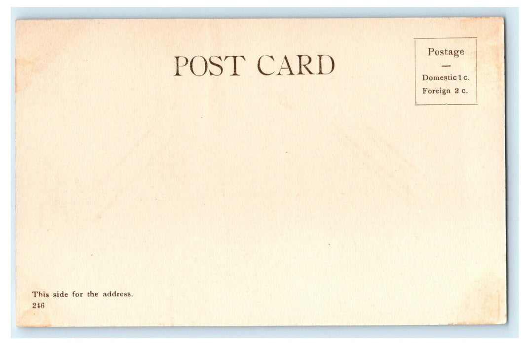 1905 Where The Rails Meet Sails Tacoma Washington WA Postcard