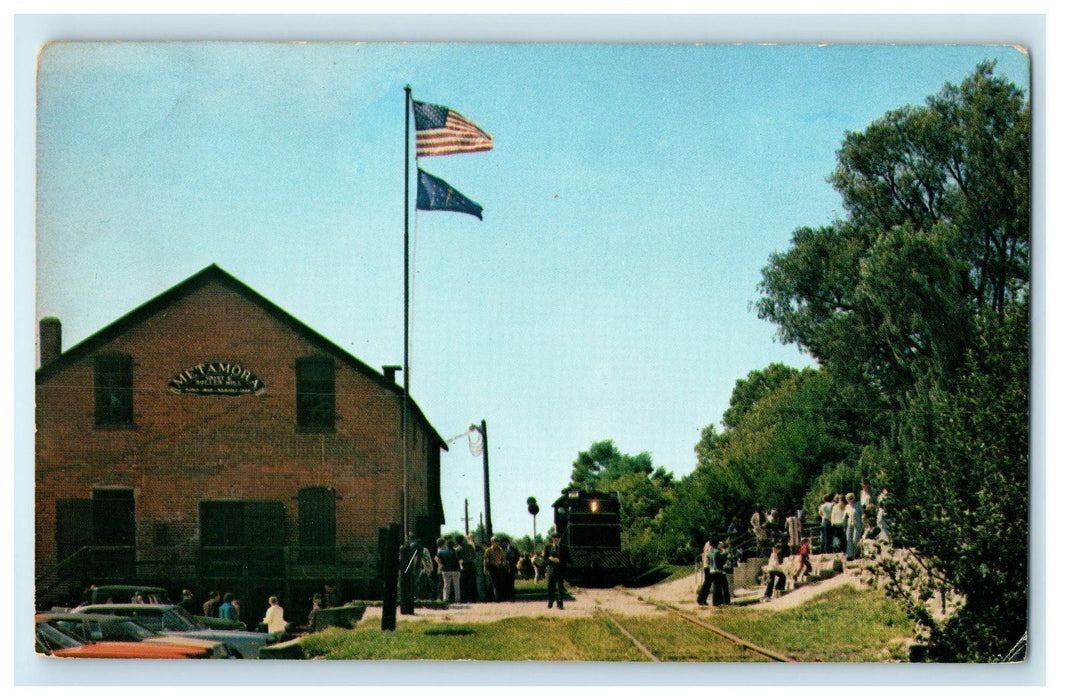 1950 Whitewater Valley Railroad "The Canal Route" Connersville Indiana Postcard