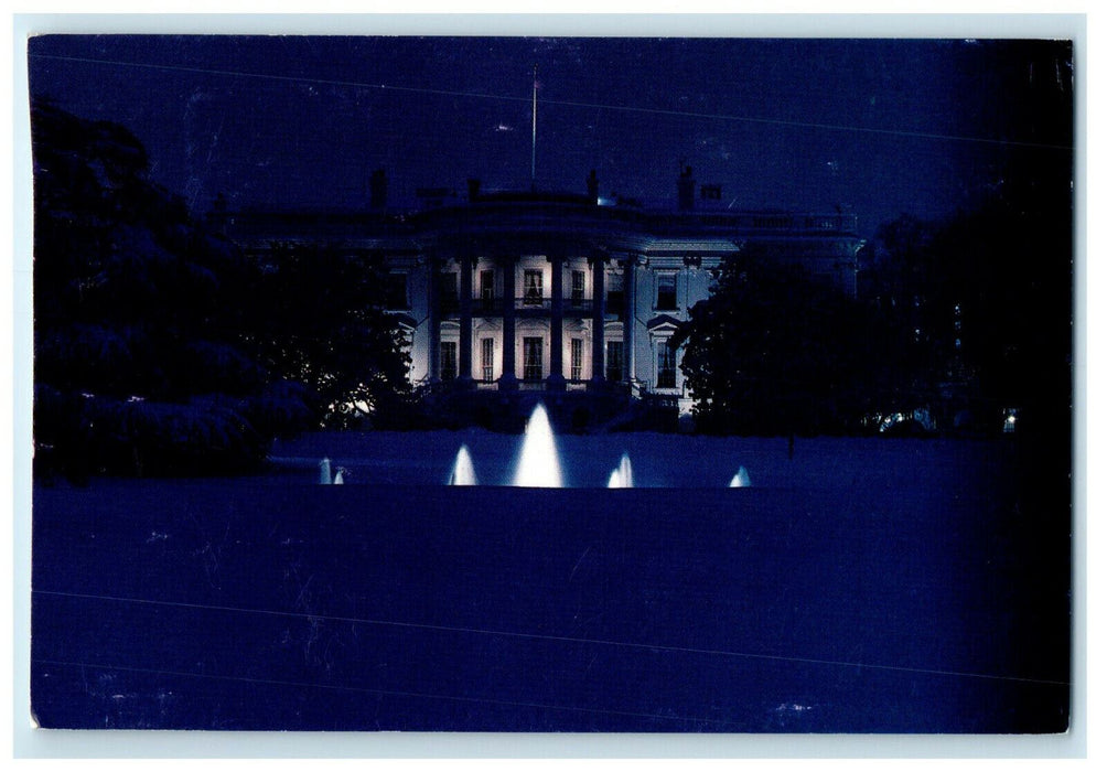 1983 Mental Health Management Inc at Night Mclean Virginia VA Posted Postcard