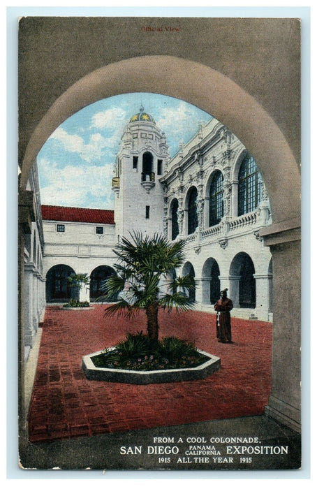 1915 San Diego Exposition Panama San Diego California CA Postcard