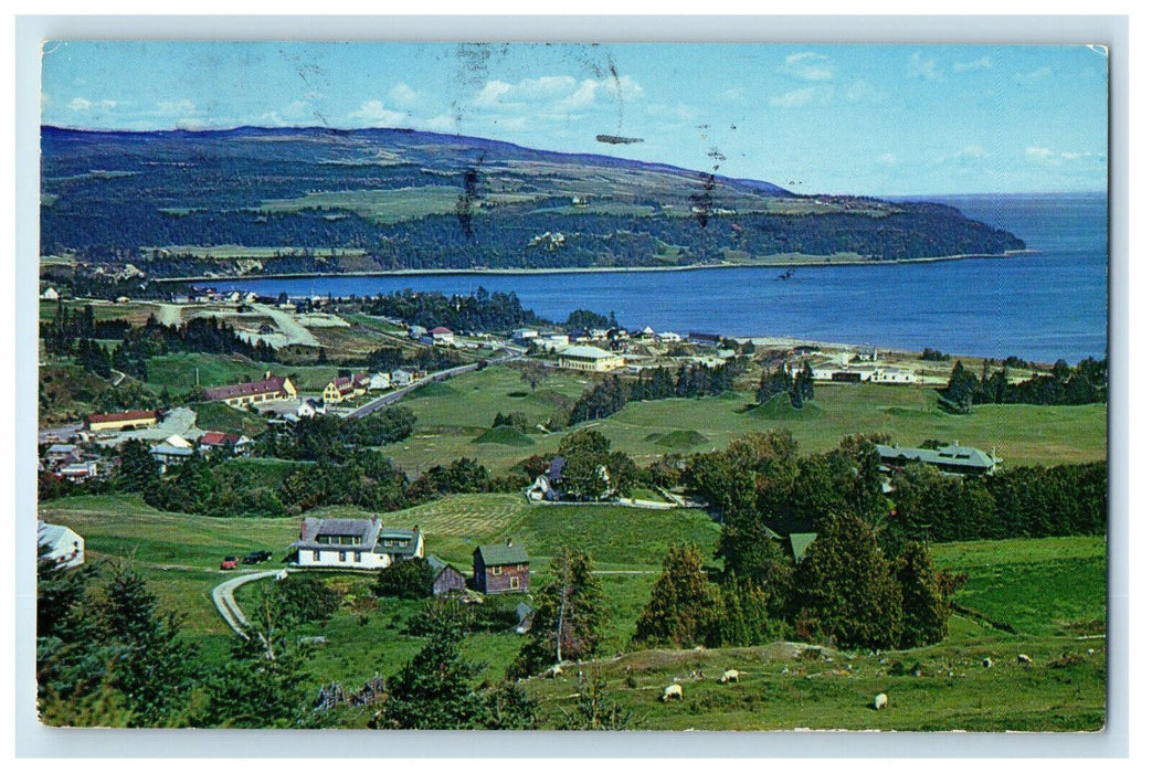 1961 General View Murray Bay Quebec Canada Vintage Posted Postcard