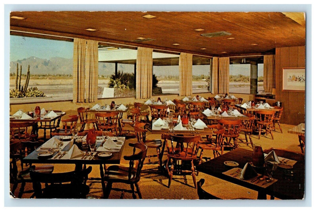 Ghost Ranch Lodge Restaurant Dining Room Interior Tucson Arizona AZ Postcard