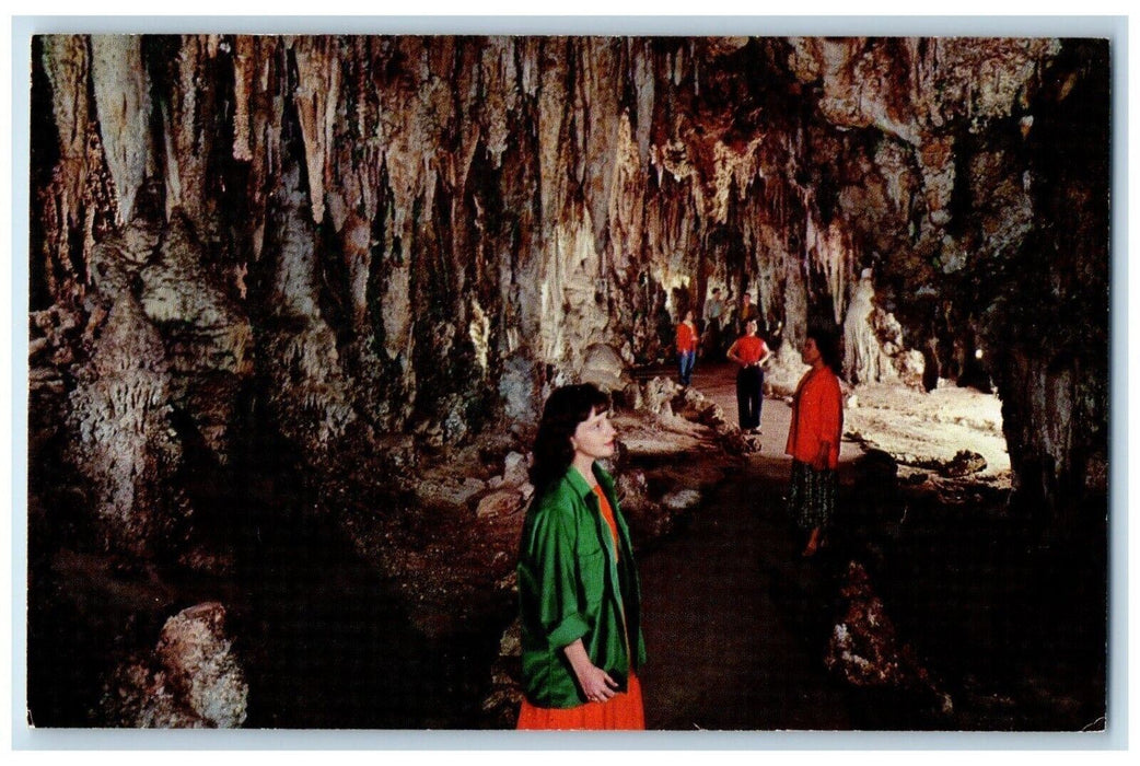 c1960's Entrance Kings Palace Carlsbad Caverns National Park New Mexico Postcard