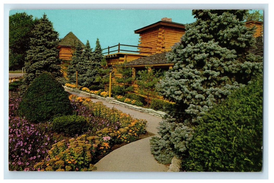 c1960's The Rustic Manor Restaurant and Cocktail Lounge, Gurnee IL Postcard