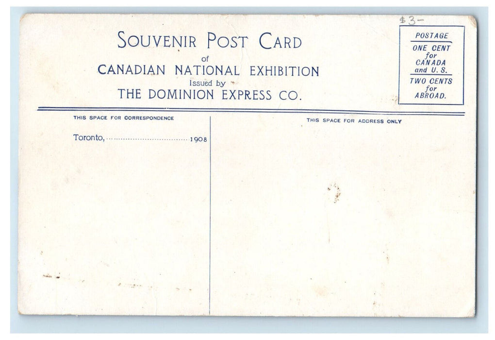 c1940's Canadian Railways Exhibit, Dominion Express Co. Canada Postcard