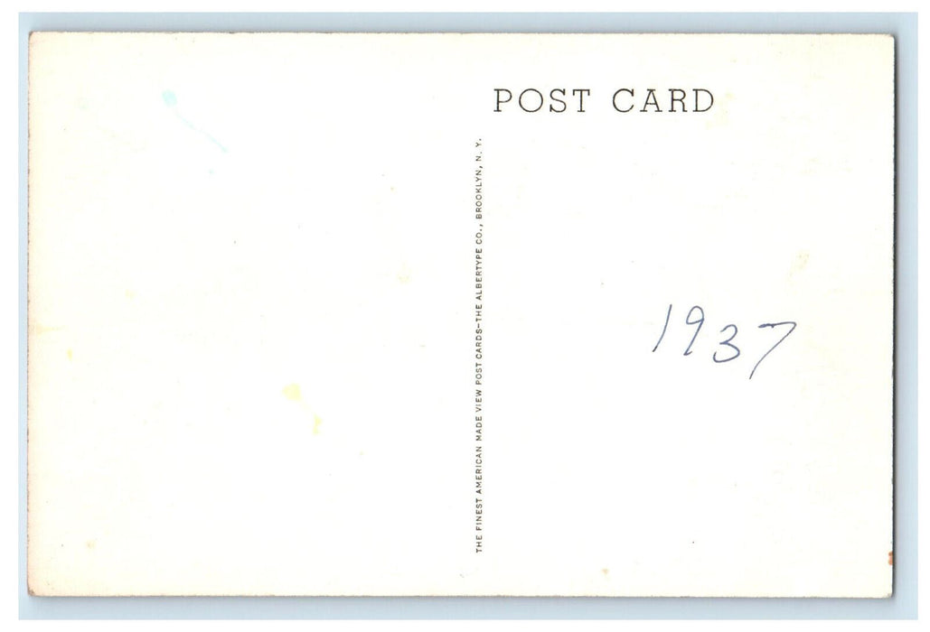 1937 Administration Building Red House Lake Allegany State Park NY Postcard