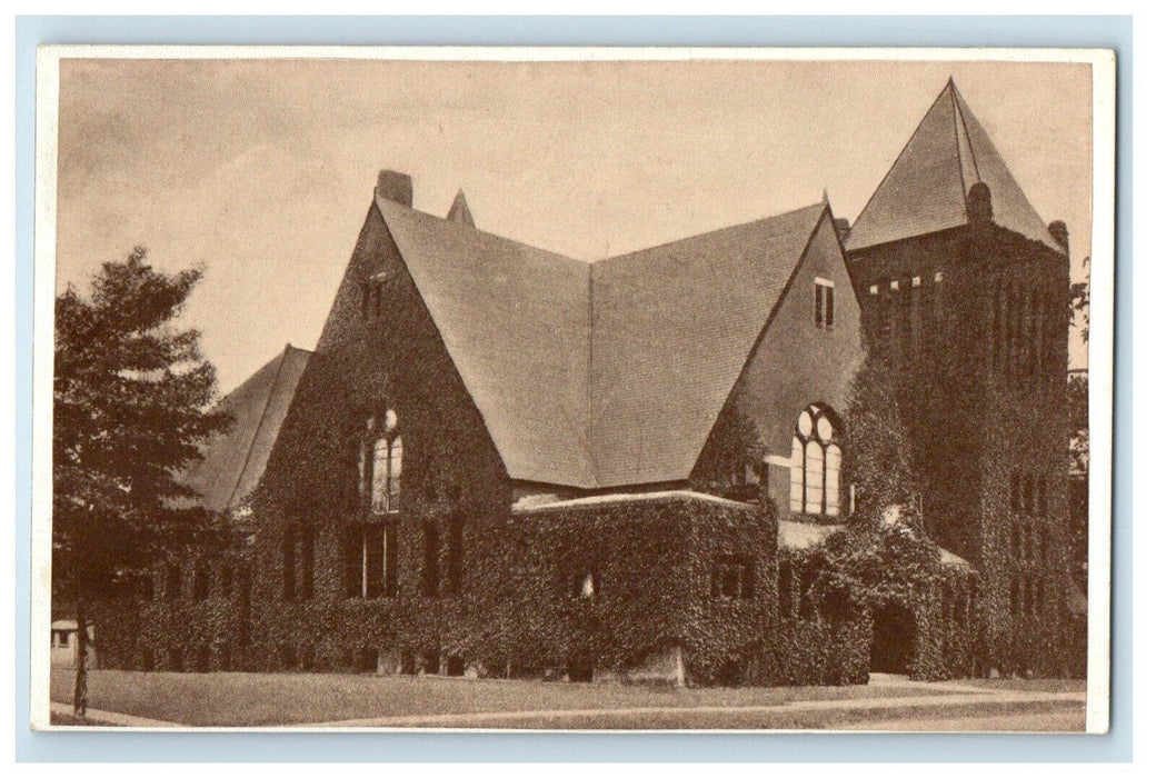 c1910's First Congregational Church Street View Buffalo New York NY Postcard