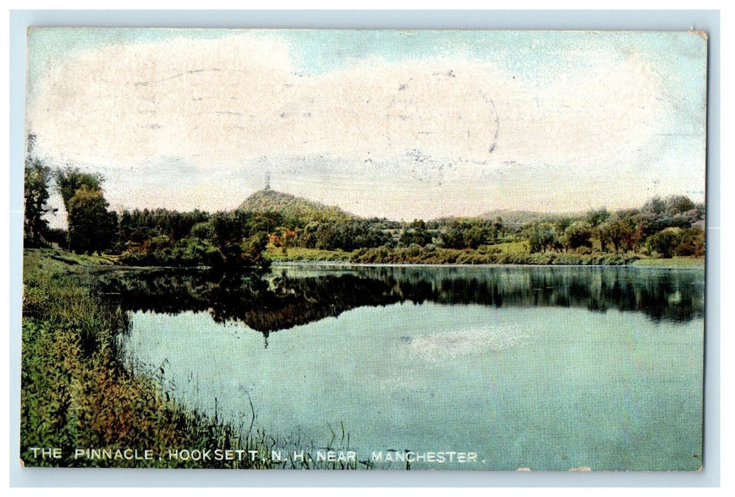 1909 Pinnacle Hooksett Manchester New Hampshire Vintage Antique Posted Postcard
