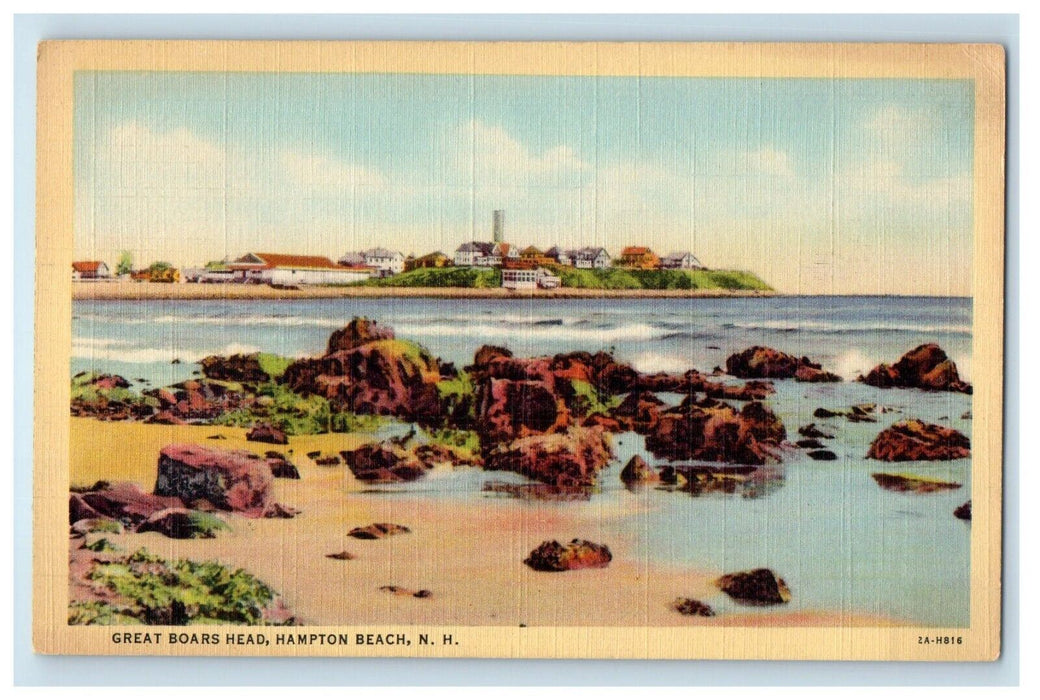 1942 Great Boars Head Hampton Beach New Hampshire NH Posted Vintage Postcard